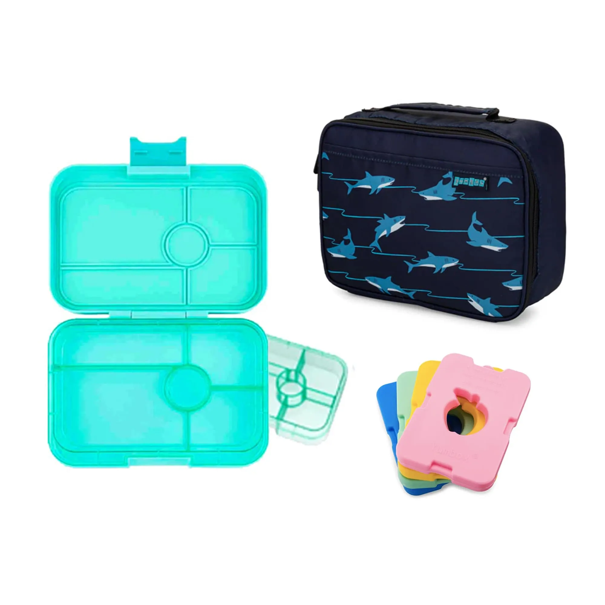 Yumbox Tapas Bundle - Bento Lunch Box, Bag, Ice Pack