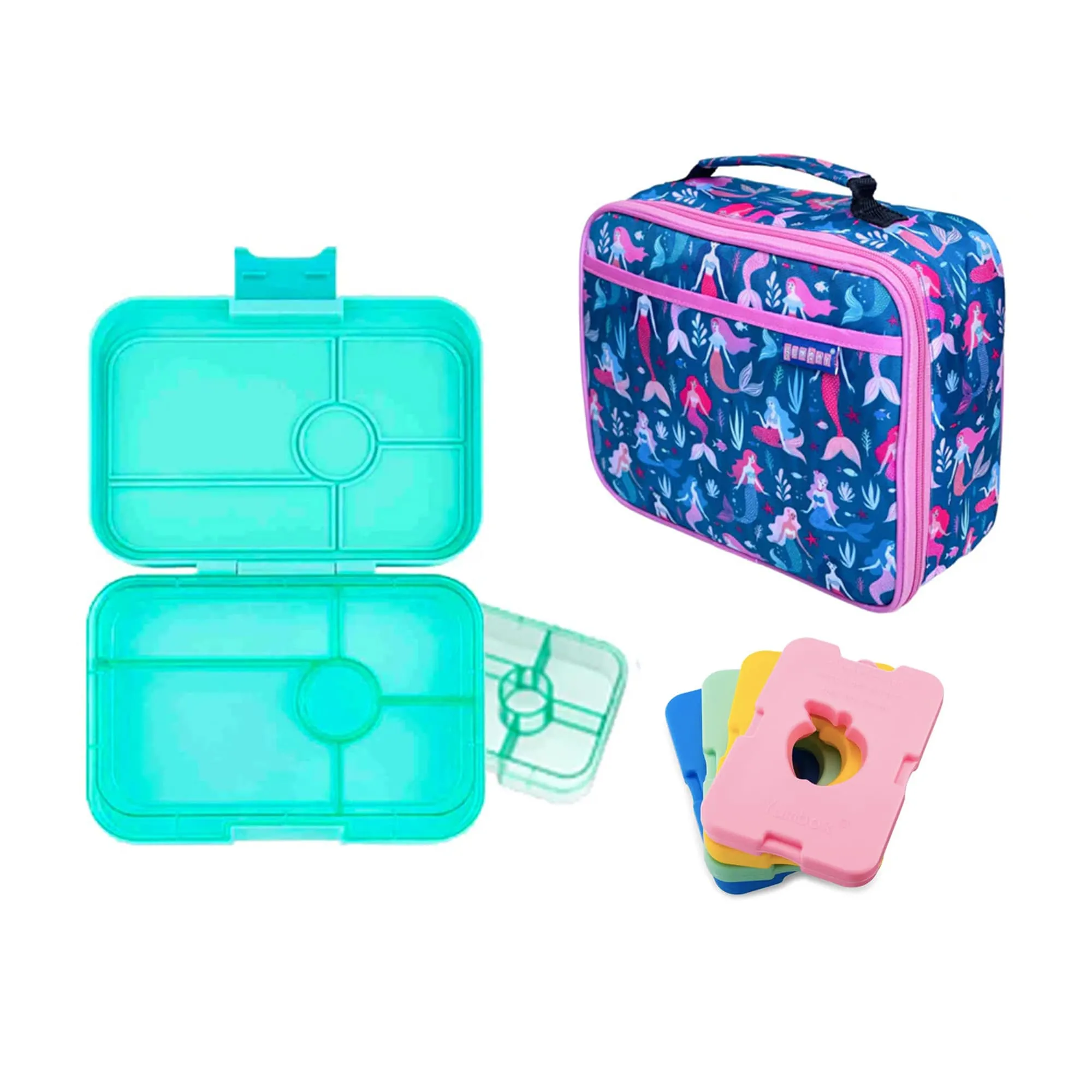 Yumbox Tapas Bundle - Bento Lunch Box, Bag, Ice Pack