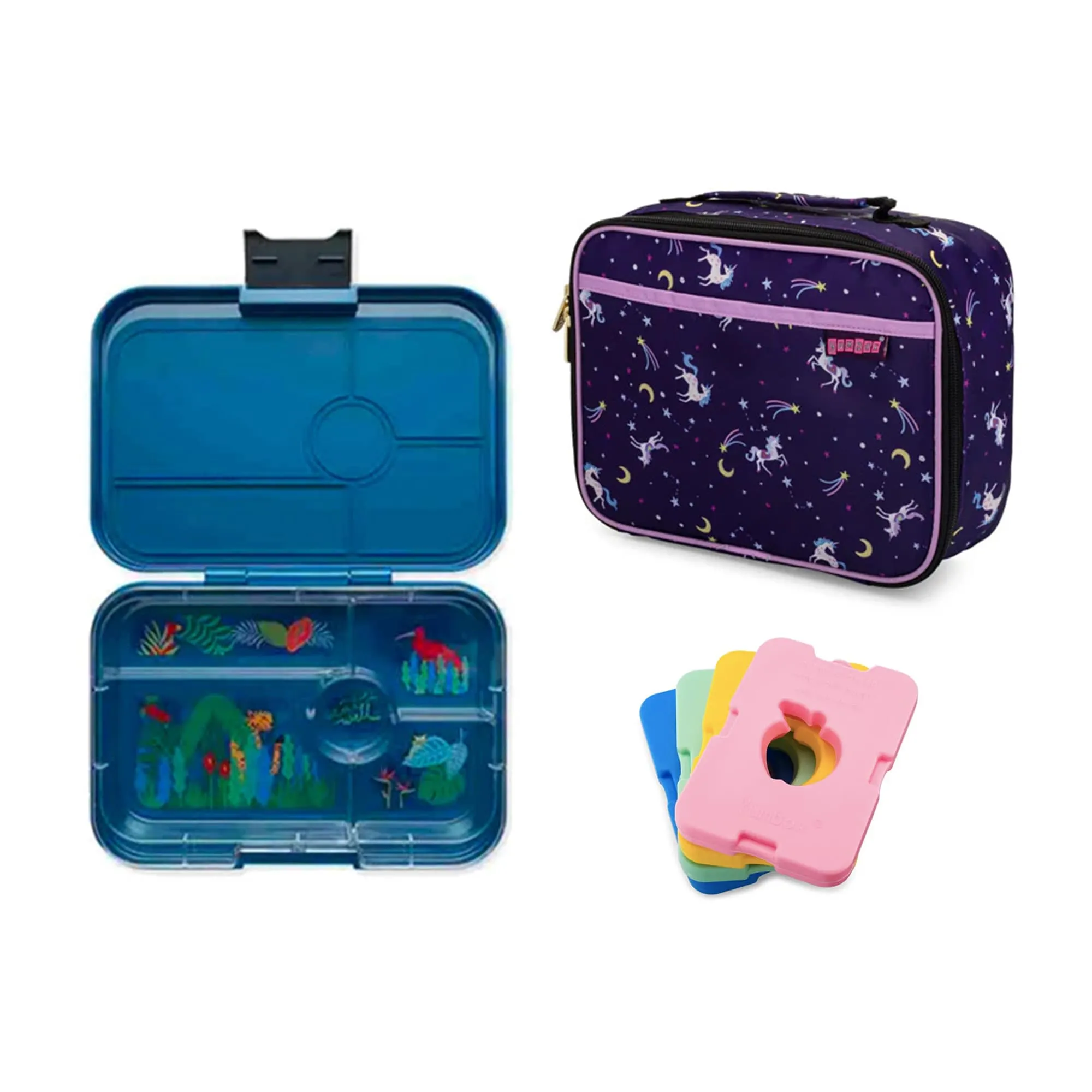 Yumbox Tapas Bundle - Bento Lunch Box, Bag, Ice Pack